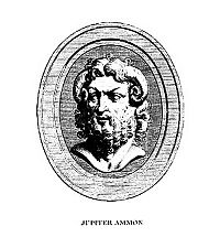 De gehoornde Jupiter-Ammon