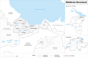 Karte von Wahlkreis Rorschach