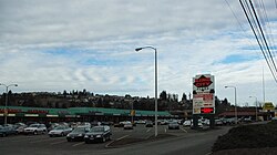 Strip mall on 99W