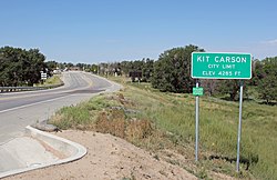 Skyline of Kit Carson