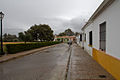 La Vereda- Vista de las viviendas y la plaza hexagonal.