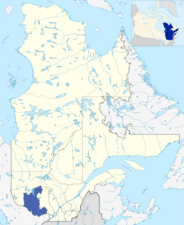 Kaart van Outaouais
