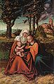 Lucas Cranach starší, Svätá Anna s Pannou Máriou a Dieťaťom, 1. tretina 16. stor., olej na dreve, Alte Pinakothek, Mníchov
