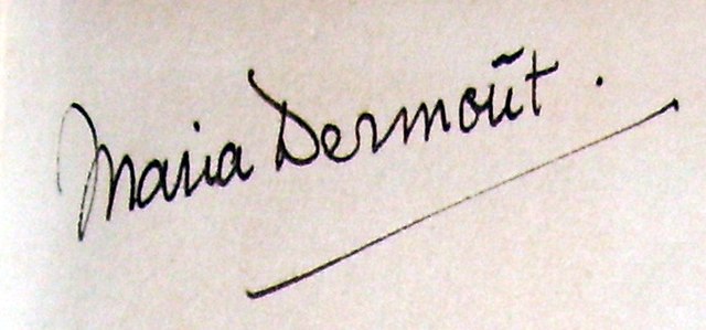 signature de Maria Dermoût