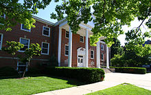 LEED-certified Memorial Student Center houses the Business and Economics department, the Politics and International Relations department, and the Center for Faith, Politics, and Economics Memorial Student Center.jpg