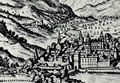 Weyerburg über Innsbruck, 1575 (Blick innabwärts nach Hall)
