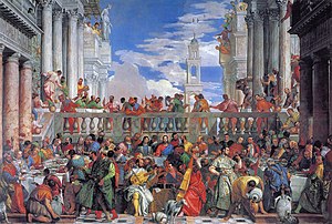 The Wedding at Cana by Paolo Veronese (mid-16t...