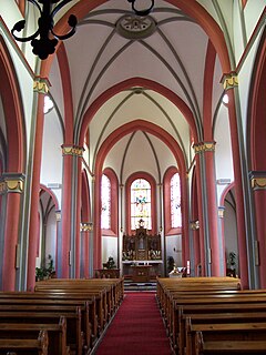 Pfarrkirche Heiligstes Herz Jesu (Hillesheim-Niederbettingen) Innenansicht