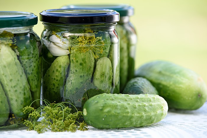 Pickled cucumbers. Show another