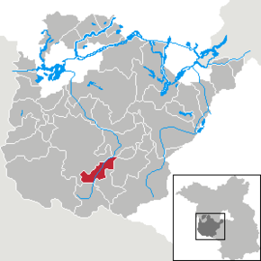 Poziția Planetal pe harta districtului Potsdam-Mittelmark