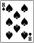 Playing card spade 8.svg