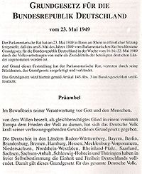 Präambel des Grundgesetzes