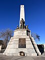 Closer-up view of the Rizal Monument in Madrid