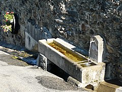 Une fontaine abreuvoir