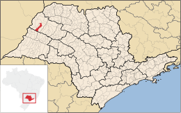 Guaraçaí – Mappa