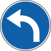 Turn left ahead