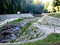 Rückhaltebecken am Eingang des Soorstollens