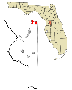 Location of The Villages in Sumter County, Florida