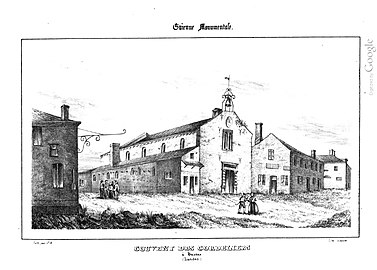 Le couvent des Cordeliers en 1842
