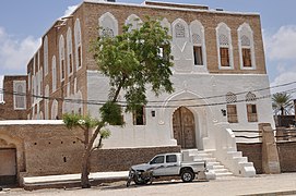 Historisches Stuckwerk in Zabid, gefährdetes Welterbe