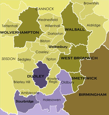 The local government structure within North Worcestershire and South Staffordshire before the West Midlands 1965 reorganisation The local government structure within the Black Country (Pre-1966).png