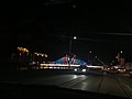 天池大桥夜景侧视图