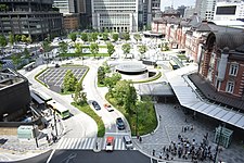 Tokyo Station Marunouchi Station Square in 2019