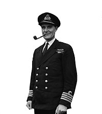 U-boat Hunter Number 1. 12 January 1944, the White House, Garston, Liverpool. Captain F J Walker, Cb, Dso, Rn, the Most Successful U-boat Hunter in the War. He Commanded the Second Escort Group. A21312A.jpg