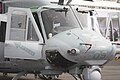 Il muso dell'UH-1Y esposto al Farnborough International Air Show 2010