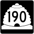 State Route 190 marker