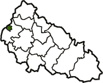 Ужгород на карте области
