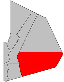 Location within Victoria County, New Brunswick.