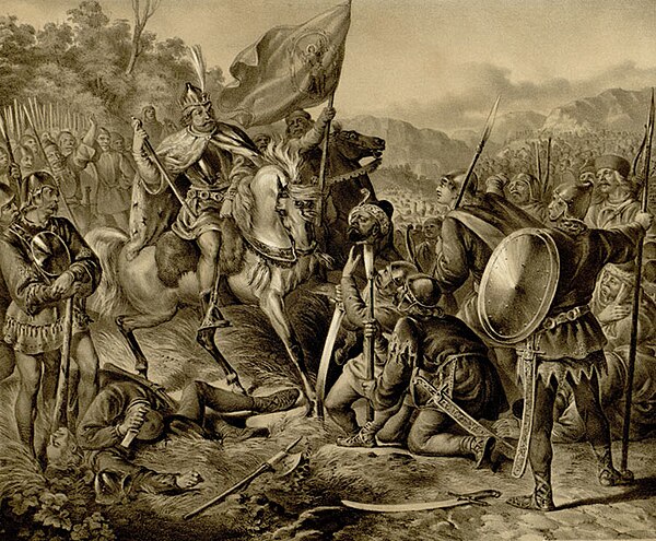 Milutin fights Byzantine-Mongol force
