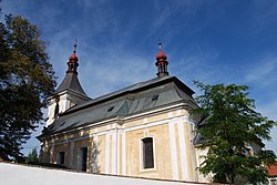 Farní kostel sv. Markéty ve Vitějovicích.