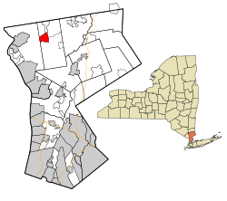 Location of Crompond, New York