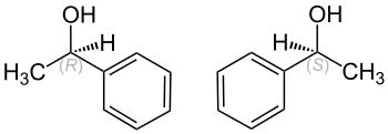 Strukturformel von 1-Phenylethanol