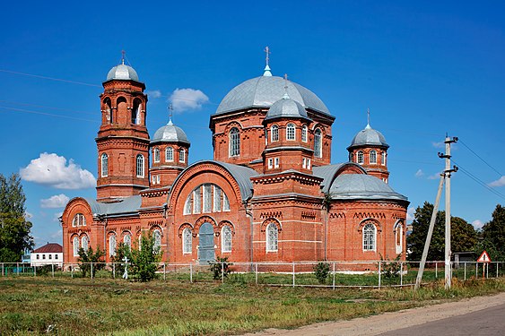 144. Церковь Воскресения Словущего в селе Серповое, Тамбовская область. Автор — Gatsenko