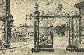 Place Stanislas. Carte postale des Imprimeries Réunies de Nancy.
