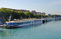 Flusskreuzfahrtschiffe auf der Rhone