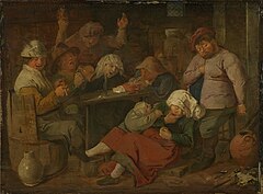 Adriaen Brouwer - Inn with drunken peasants.jpg