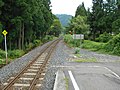 早戸駅方面を望む（2017年8月）