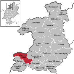 Allendorf (Eder) – Mappa