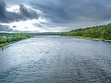 Anarjohka river, NorwayFinland border.jpg