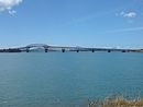 Мост Auckland Harbour в en:Watchman Island, к западу от него.