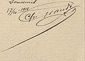 signature de Charles Grando