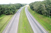 Autoroute du nord, Côte d'Ivoire.