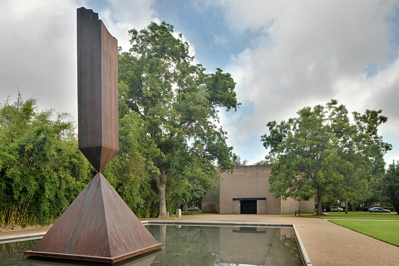 File:Barnett Newman Broken Obelisk Rothko Chapel (HDR).jpg