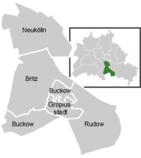 District map of Neukölln