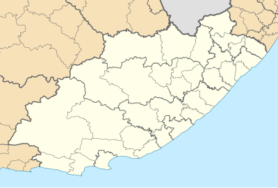Location map South Africa Eastern Cape
