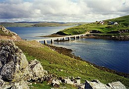 Former Muckle Roe Bridge